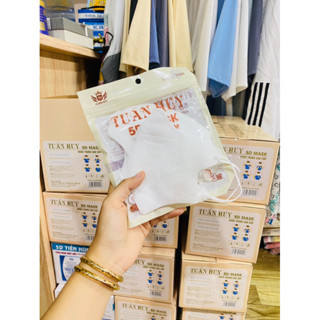 [Giá siêu rẻ] 100 chiếc khẩu trang 5d người lớn Tuấn Huy