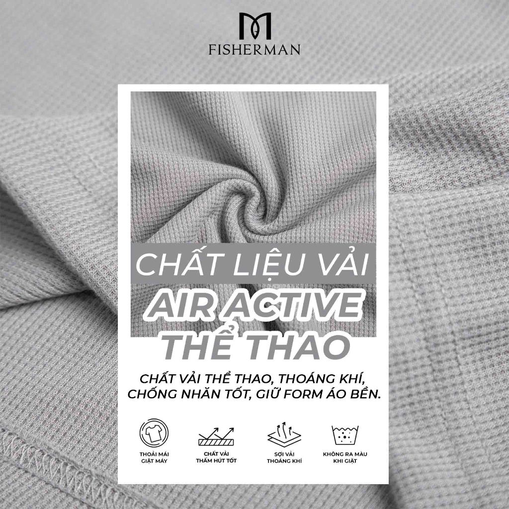 Áo polo nam  local brand gân bo viền phong cách trẻ trung năng động Fisherman