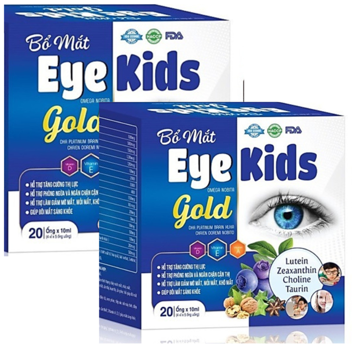 Siro Bổ Mắt Eye Kids Gold Omega Giúp Hạn Chế Quá Trình Lão Hóa Mắt, Giảm Mỏi Mắt, Khô Mắt,Mờ Mắt , Cải Thiện Thị Lực - H