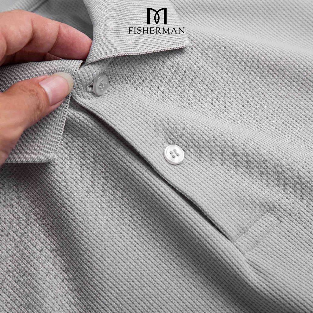 Áo polo nam  local brand gân bo viền phong cách trẻ trung năng động Fisherman
