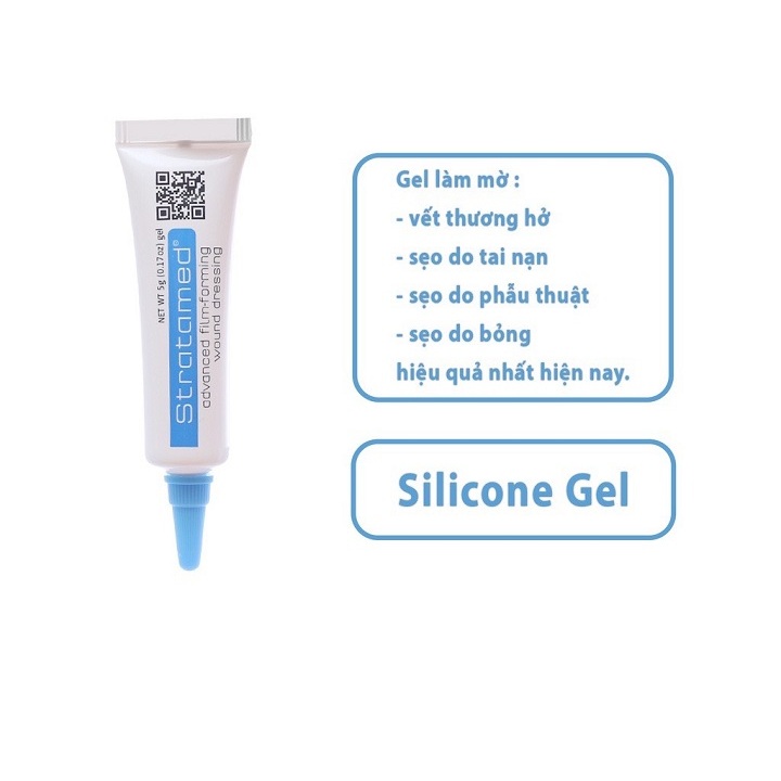 Gel phục hồi vết thương hở sau phẫu thuật, ngăn ngừa sẹo thâm, sẹo rỗ, sẹo lõm, sẹo phì đại Stratamed Thuỵ Sĩ