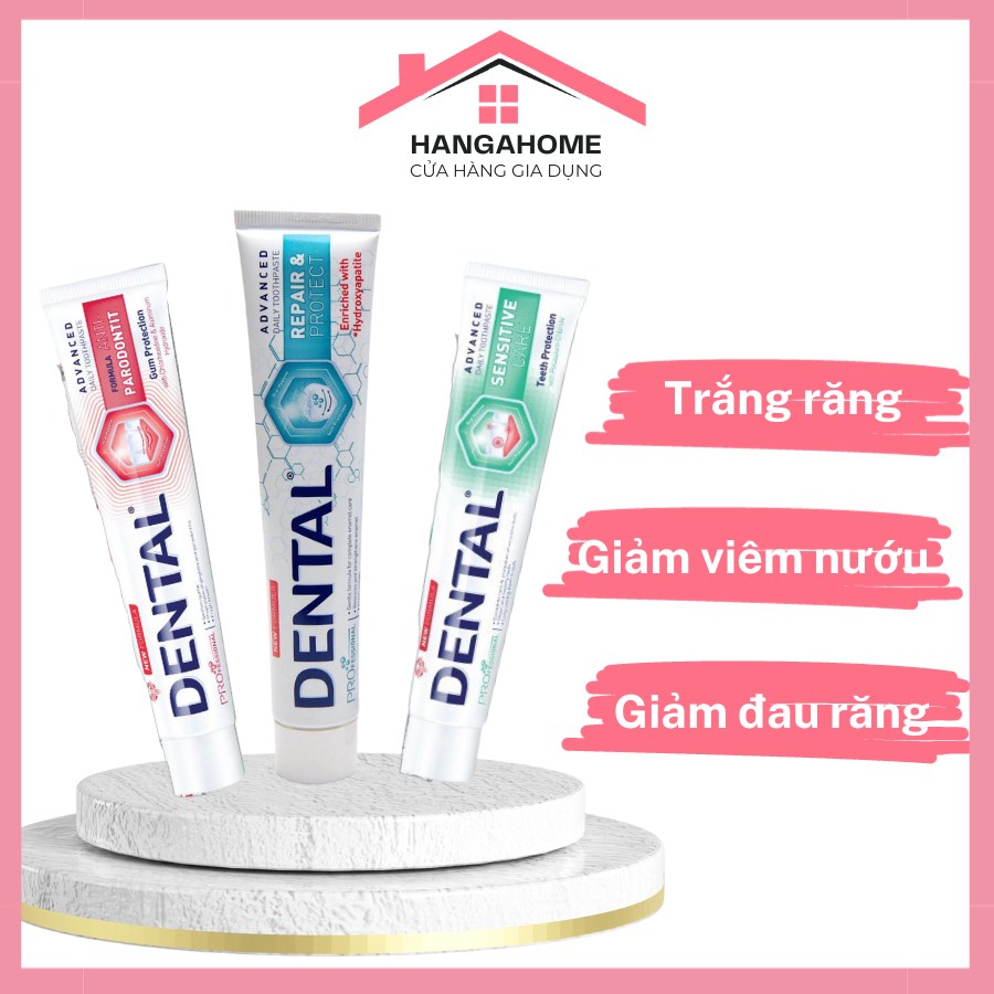 Kem Đánh Răng Dental Pro Hỗ Trợ Giảm Viêm Nướu, Sưng Tấy Và Hỗ Trợ Làm Trắng Răng
