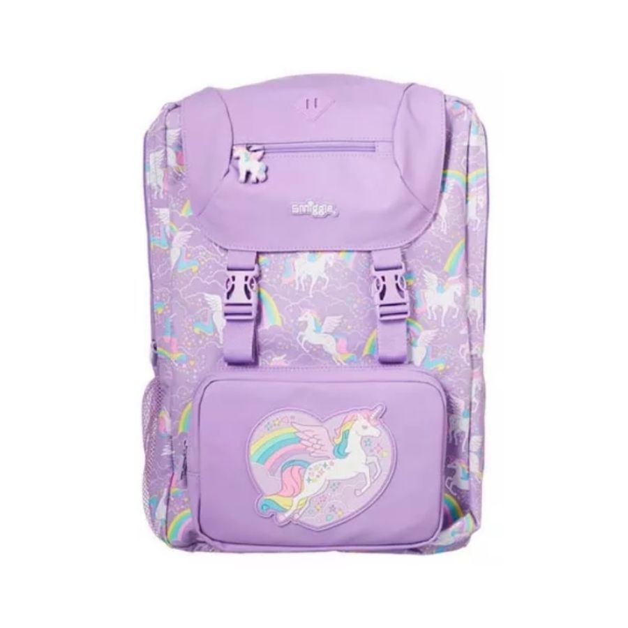 BA LÔ SMIGGLE CON KỲ LÂN TÍM CÓ NẮP