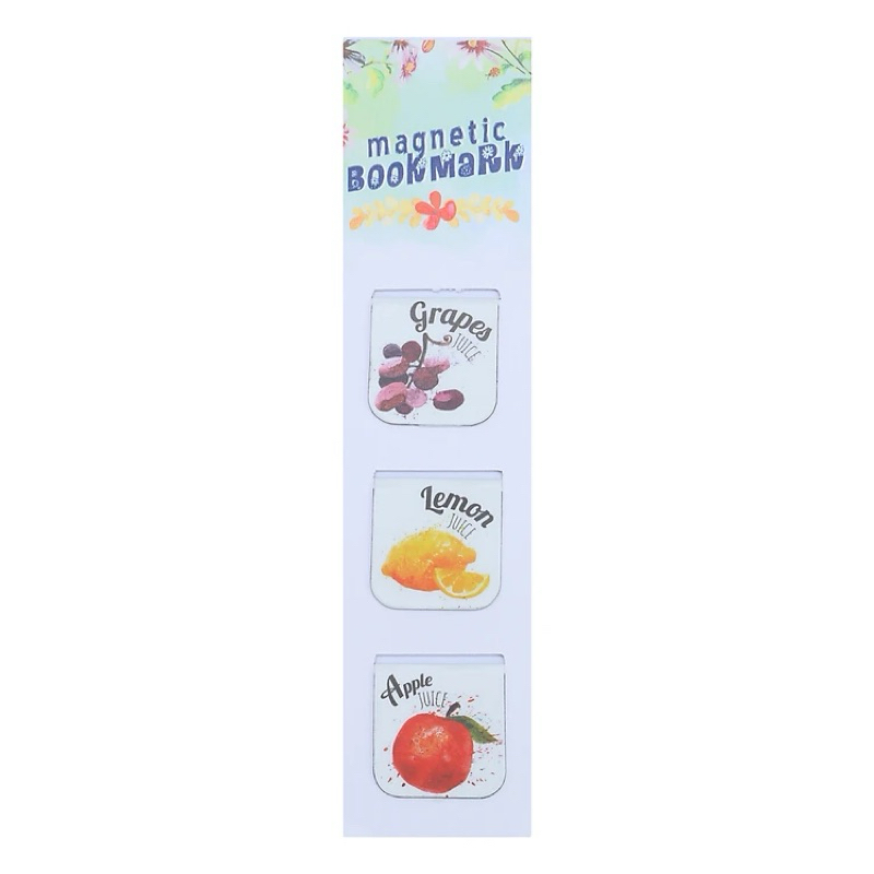 Bộ 3 Bookmark Nam Châm Kính Vạn Hoa