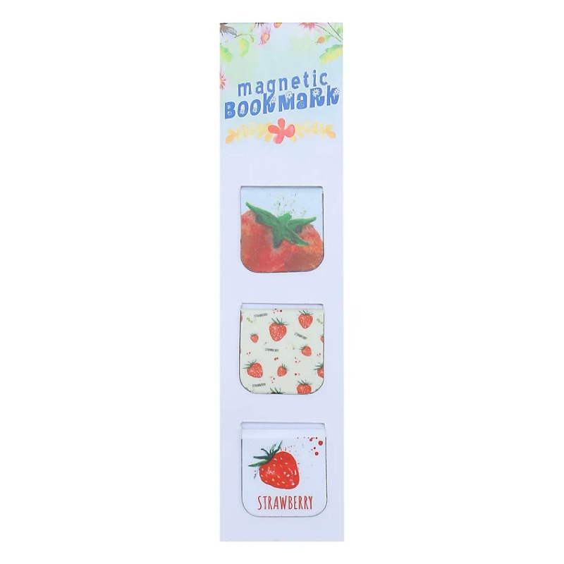 Bộ 3 Bookmark Nam Châm Kính Vạn Hoa