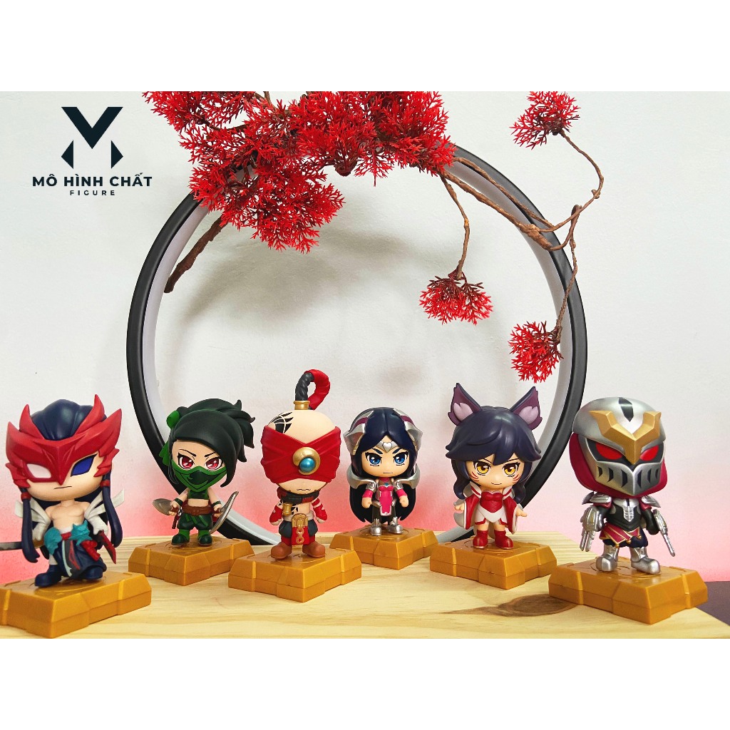 Blind Box Mô Hình Tướng LMHT Chính Hãng Vùng Đất Lonia - Mở Ra ngẫu Nhiên Ahri, Akali, Leesin, Zed, Irelia