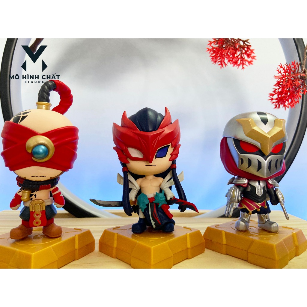 Blind Box Mô Hình Tướng LMHT Chính Hãng Vùng Đất Lonia - Mở Ra ngẫu Nhiên Ahri, Akali, Leesin, Zed, Irelia