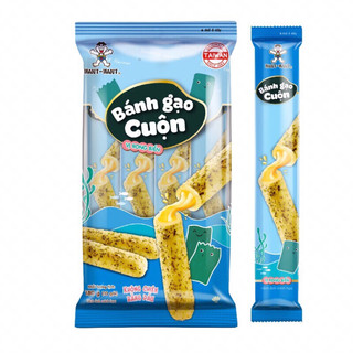 Bánh gạo cuộn want want vị rong biển |trứng muối 180g