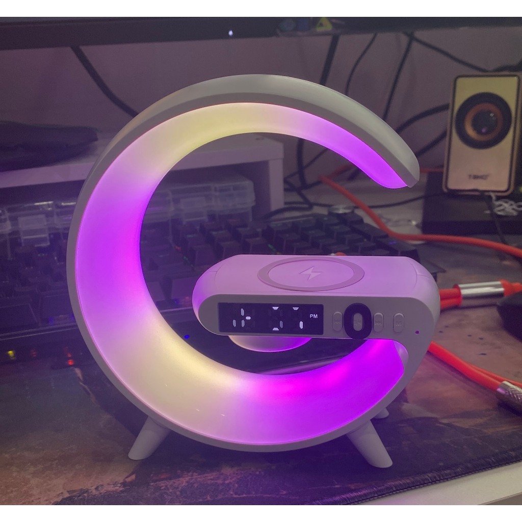 G63 Loa Bluetooth Chữ G Thông Minh - Loa Không Dây Kết Nối Điện Thoại Tích Hợp Đèn Led, Sạc Không Dây