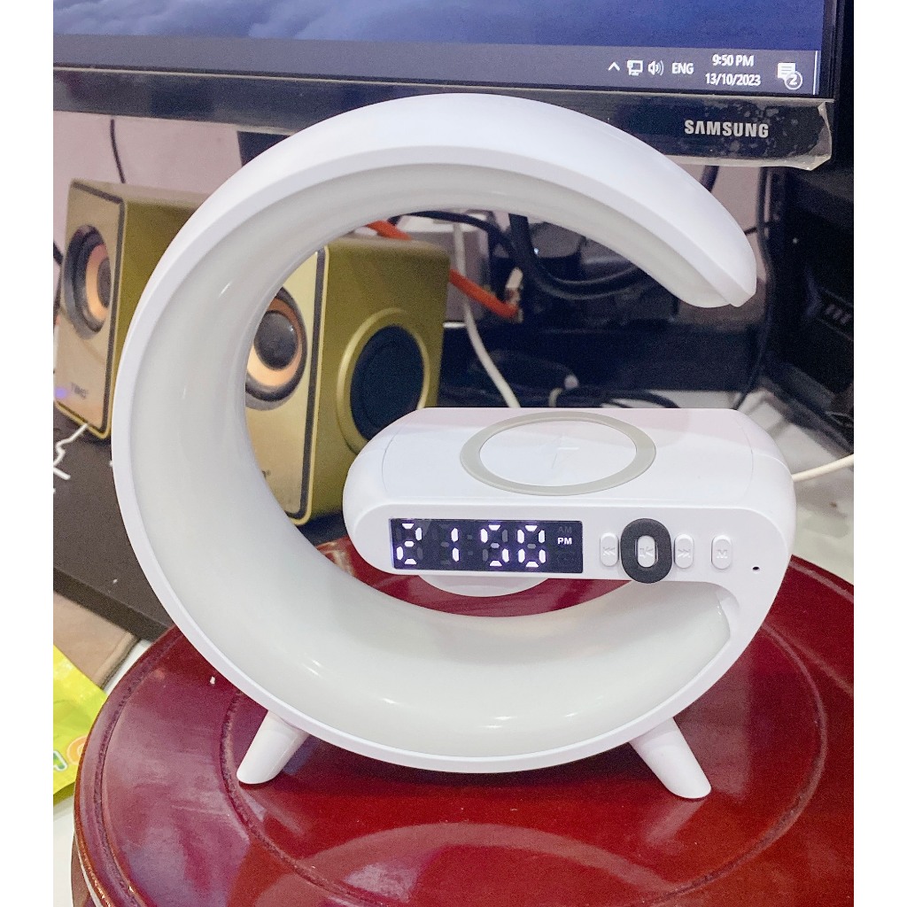 G63 Loa Bluetooth Chữ G Thông Minh - Loa Không Dây Kết Nối Điện Thoại Tích Hợp Đèn Led, Sạc Không Dây