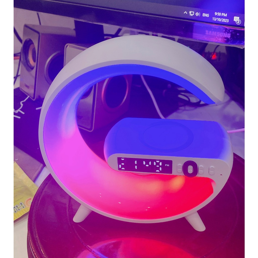 G63 Loa Bluetooth Chữ G Thông Minh - Loa Không Dây Kết Nối Điện Thoại Tích Hợp Đèn Led, Sạc Không Dây