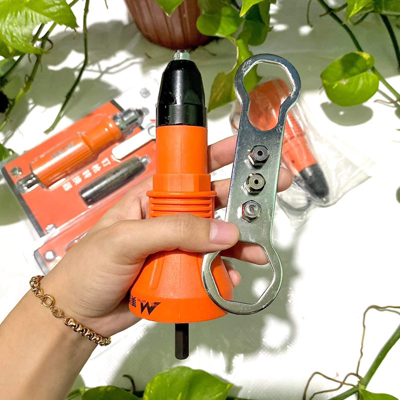 Đầu rút rive , đầu rút đinh tán dùng cho máy khoan Chất liệu : nhựa và kim loại