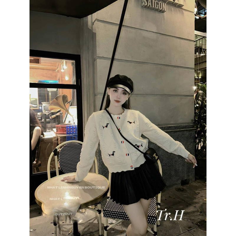 Áo khoác len Thom ngựa