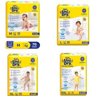 Tã Dán/Quần Unidry Super S48/ M42/ L38/ XL34/ M76/ L68/ XL62 mẫu mới