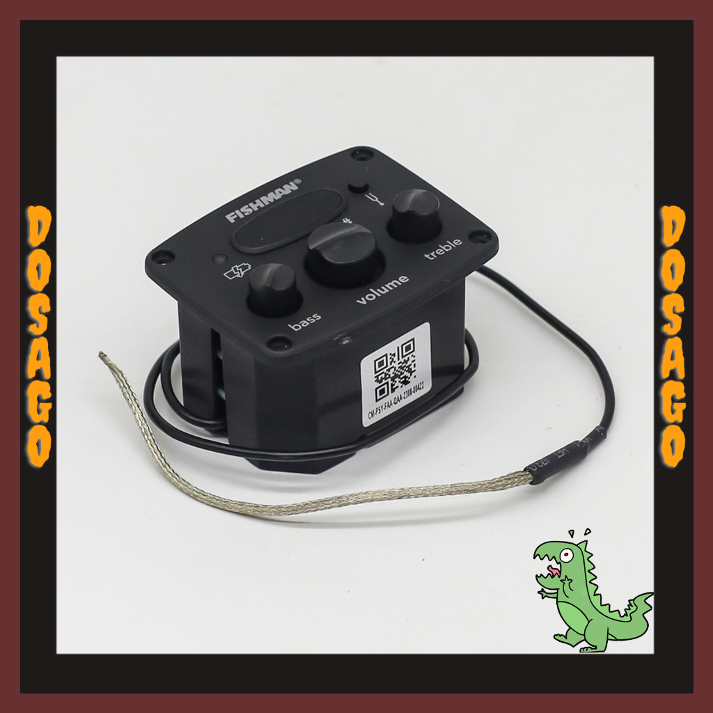 Bộ EQ guitar EQ Fishman 301 isy thạch anh bạc chỉnh âm đàn guitar cao cấp