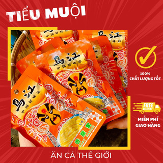 Combo 5 gói củ cải trắng muối giòn wujiang 60g ăn vặt tiểu muội