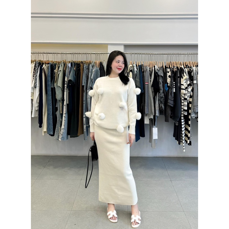 Chân váy dáng dài chất len mịn cao cấp 📸