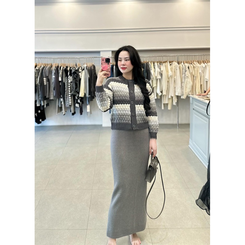 Chân váy dáng dài chất len mịn cao cấp 📸