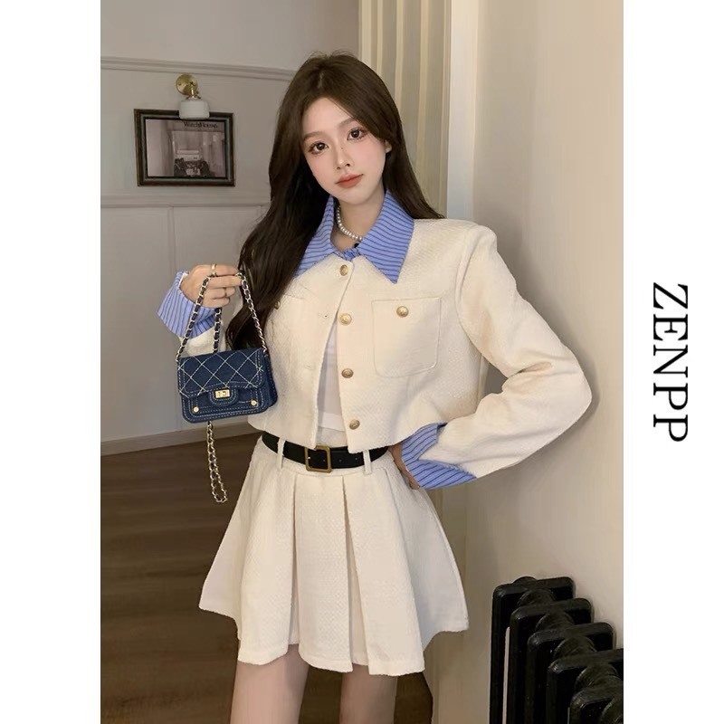 Sét dạ 3 món phối cổ tay kèm đai - 247store.vn - Set3monkemdai1377_P3K7