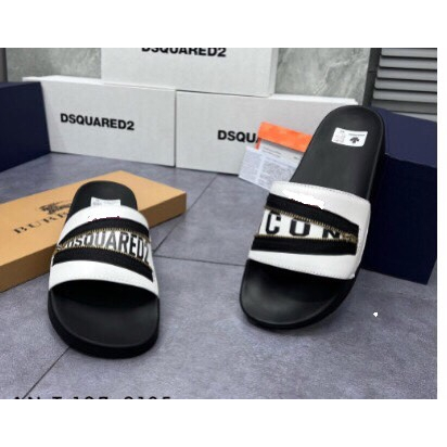 Dép Lê DSQ2 Khóa Ngang , DSQ2 khóa Zip ICON hàng nét chuẩn hot hhit 2023