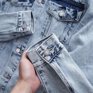 Áo Khoác Denim ICONDENIM Basic Dày Dặn - AKID0110