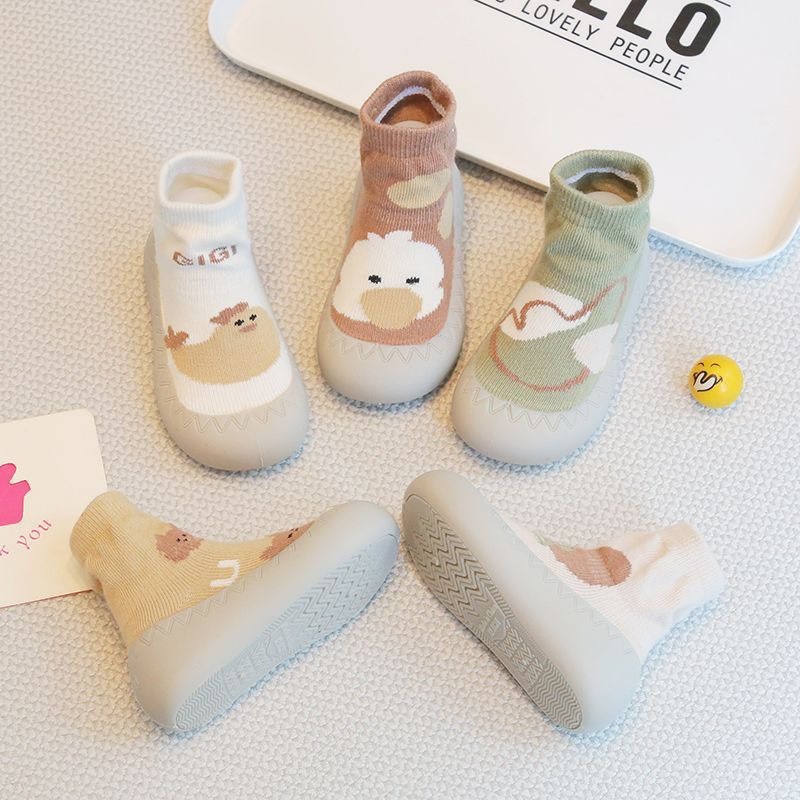 Giày Bún Cao Cổ cho bé Tập Đi 0-2 tuổi đế mềm, chống trơn trượt, chống vấp hình Động vật G12 BẾ BẾ