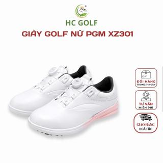 Giày golf nữ PGM XZ301 Giày thể thao da microfiber chống thấm nước núm xoay điều chỉnh tiện lợi - HC GOLF