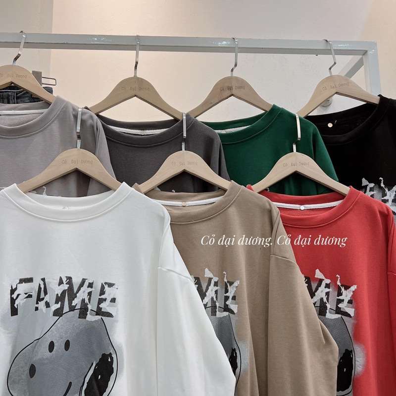 Áo Pull Dài Tay Rách Chó FAME