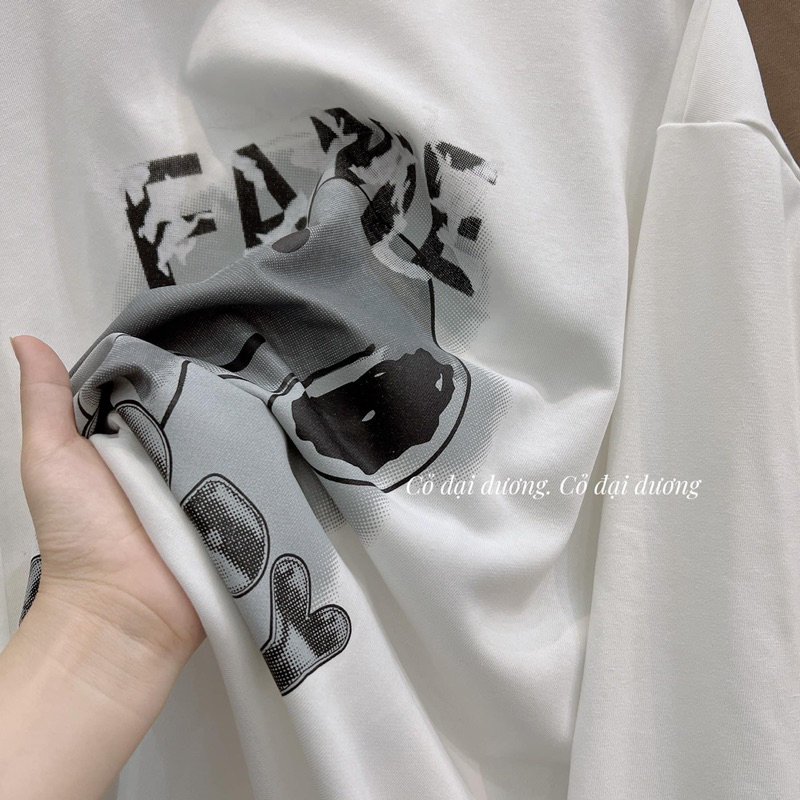 Áo Pull Dài Tay Rách Chó FAME