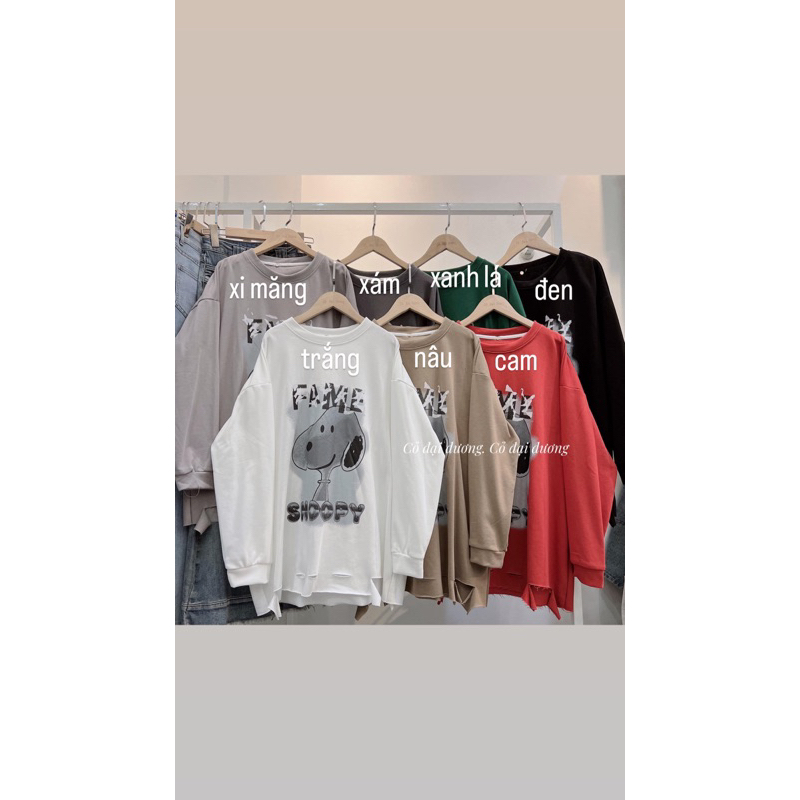 Áo Pull Dài Tay Rách Chó FAME