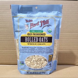 Brm yến mạch cán vừa hữu cơ bob’s red mill rolled oats whole grain