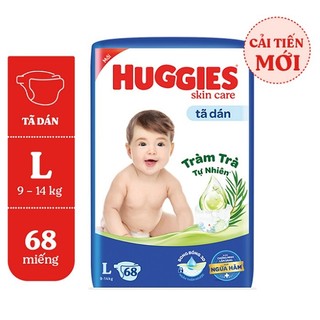 Tã dán Huggies size L68 / XL60/XXL54 (mẫu mới Skin care)