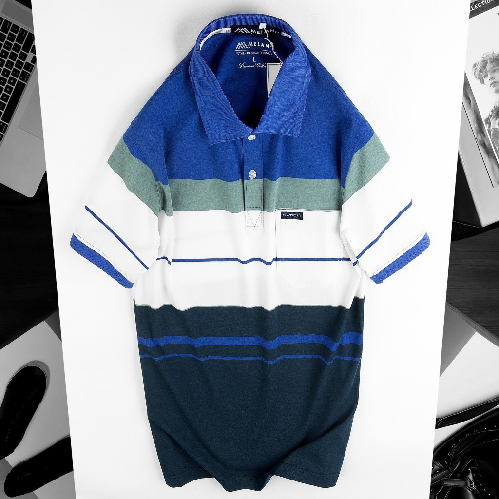 Áo thun nam trung niên có túi cao cấp BIG SIZE -Chất liệu cotton cá sấu cao cấp - Form suông thoải mái size 50 tới 90kg.