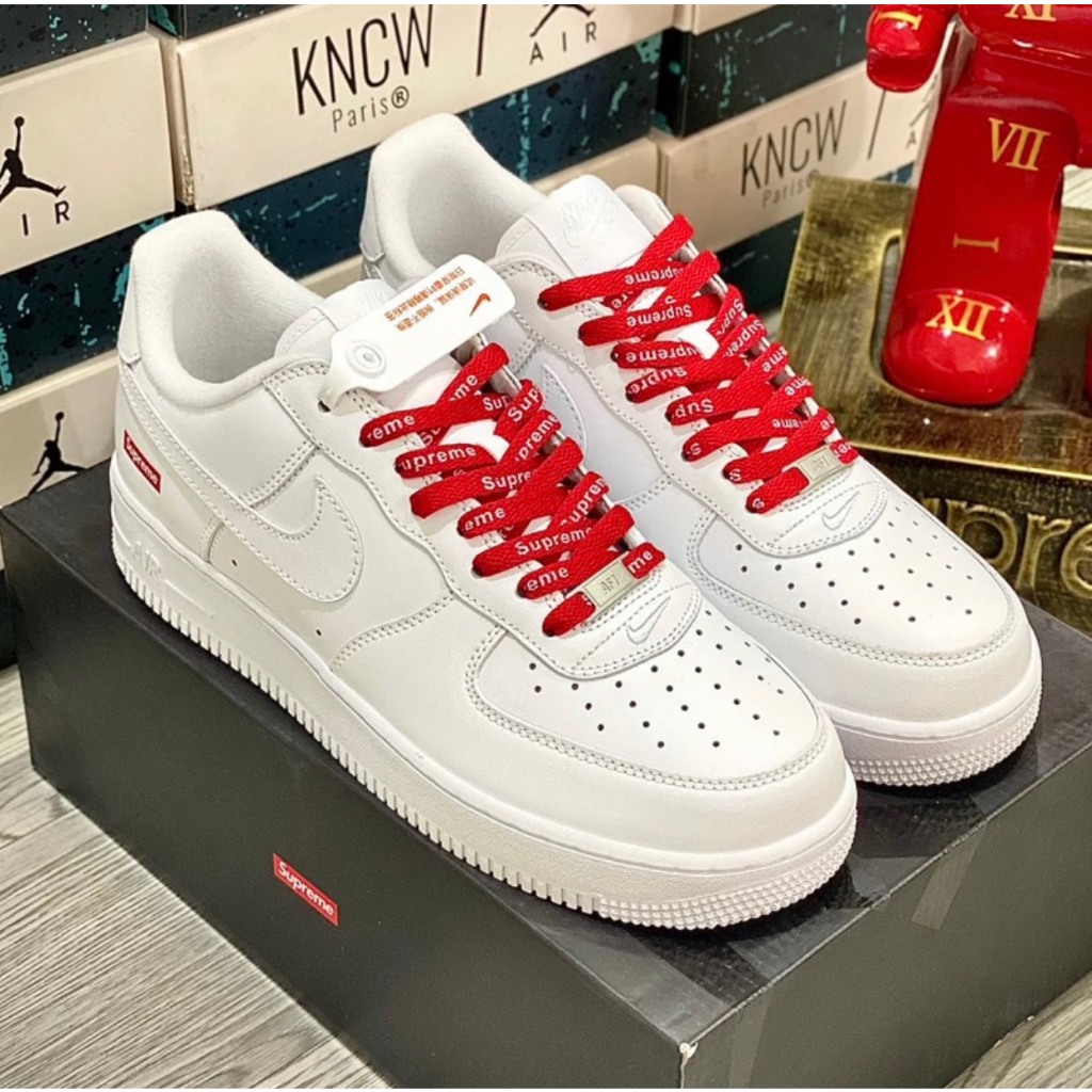 Giày Thể Thao AF1 Xám Móc Đen Nam Nữ, Giày Sneakers Air Force 1 Xám Vệt Đen Bàn Chải Siêu Hot 2023 Cao Cấp