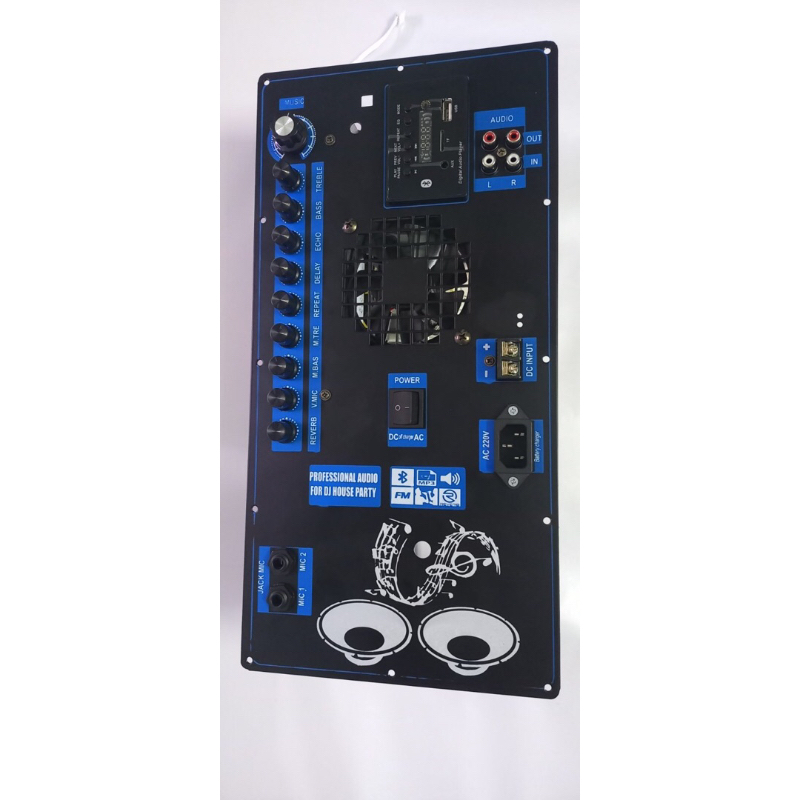 Mạch loa kéo điện 2 kênh stereo đánh thùng sân khấu