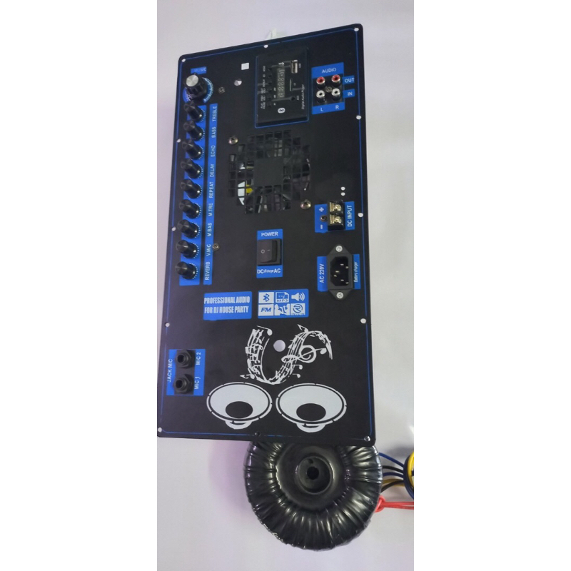 Mạch loa kéo điện 2 kênh stereo đánh thùng sân khấu