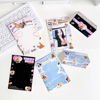 Set đầu bấm + bìa lưng hình pet đáng yêu kèm tbk