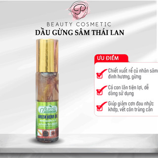 Dầu sâm thái lan green herb oil dạng lăn chai 8ml