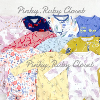 Sleep suit carters dài tay bé trai, bé gái kéo khoá 2 chiều