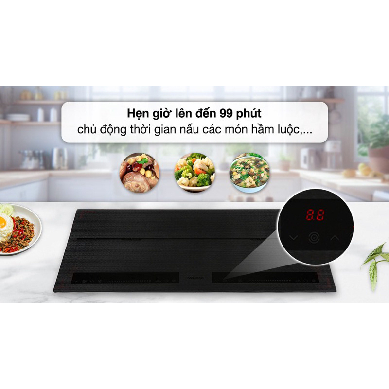 Bếp từ đôi Makano MKT-200006 mới 100% nguyên thùng