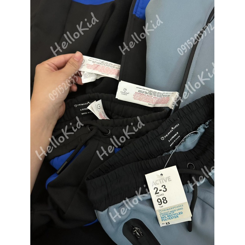 Bộ khoác nỉ ép thể thao cho bé