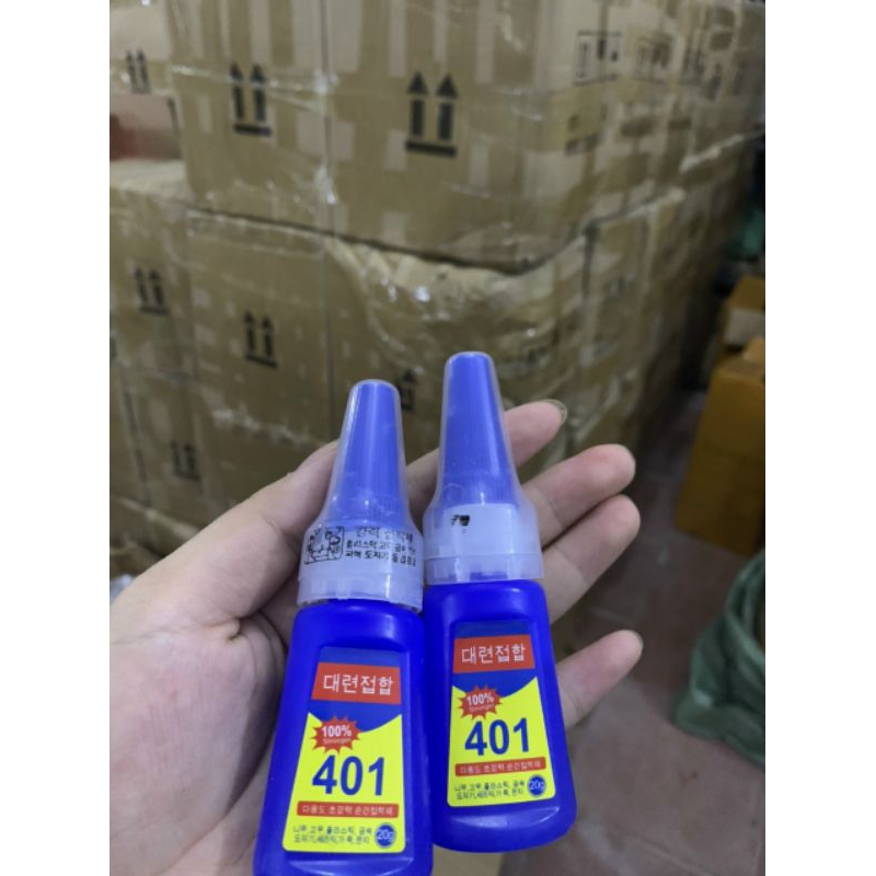 keo 401. gắn móng giả, đính đá