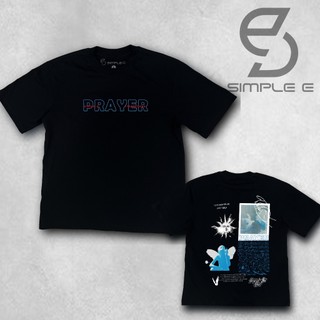 Áo Thun Unisex Local Brand SIMPLE "E" Form Oversize Cotton 100% PRAYER.
