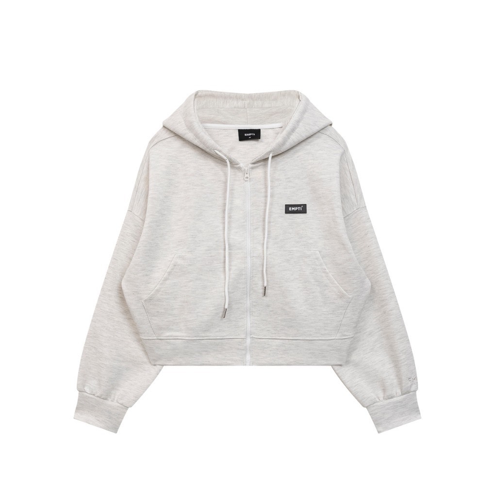 Áo Khoác Hoodie Zip EMPTI CAO SU LỬNG 04