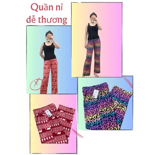 Set áo lông Drew mix quần bom vải lông cừu dày dặn, hình thêu cute