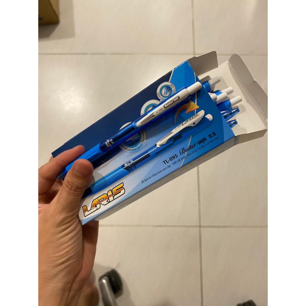 Hộp 20 cây bút bi TL 𝑻𝒉𝒊𝒆̂𝒏 𝑳𝒐𝒏𝒈 Laris TL-095