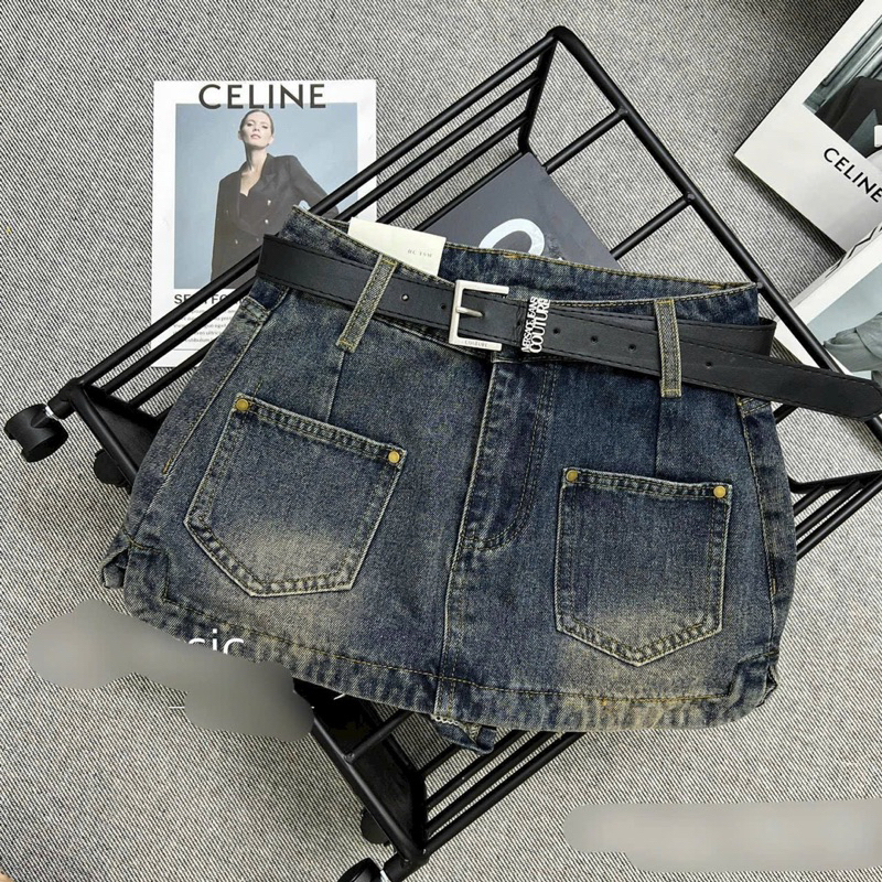 Chân váy chữ A, chân váy jeans ngắn mẫu mới siêu hot #1120