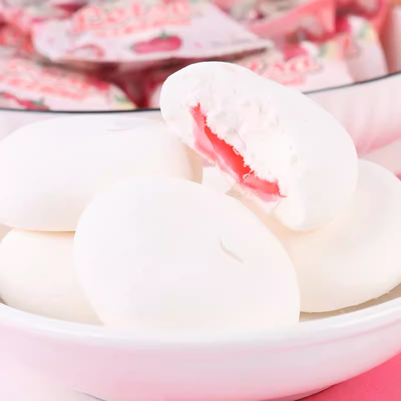 Kẹo Mashmallow 2 Vị Dâu/ Cam Losto