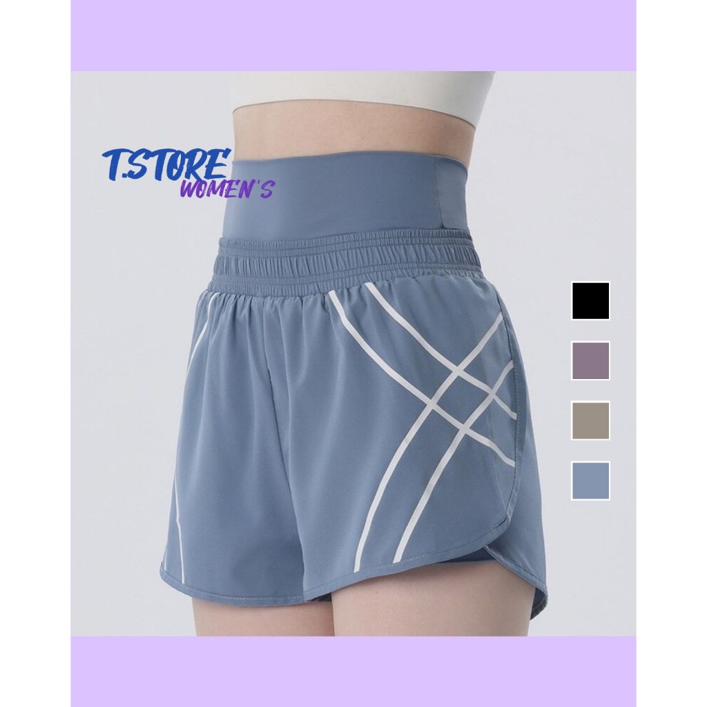 Quần Đùi Nữ 2 Lớp, Quần Short Nữ Co Giãn, Thoáng Khí Phù Hợp Các Hoạt Động Thể Thao.