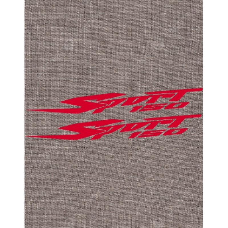 2 chiếc tem Sport 150 tem định hình không viền dán xe máy